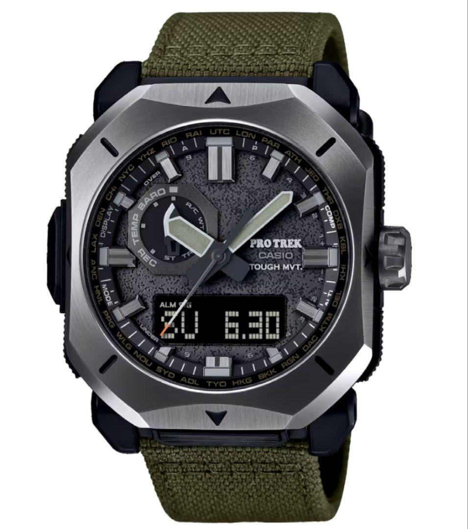 CASIO PRO TREK PRW-6900YB-3JF Watch CORDURA Band Radio Solar Analog Digital Men