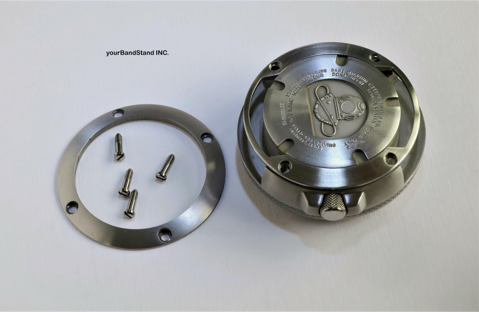 CLEARANCE!! Silver Ring adapter Citizen Ecozilla Autozilla Eco Zilla Fits BJ8050