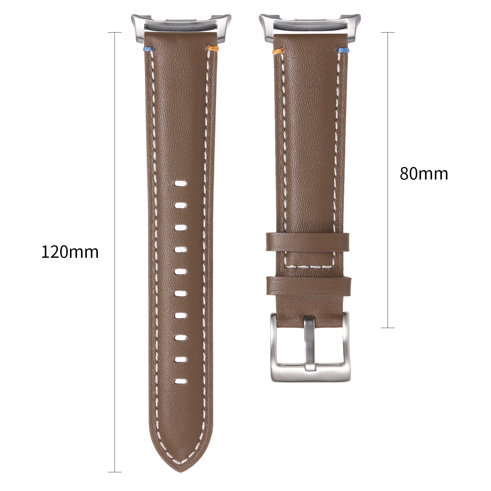 Bands for Samsung Galaxy Watch 8/8 Classic/7/FE/6/5/4 Soft Leather Strap