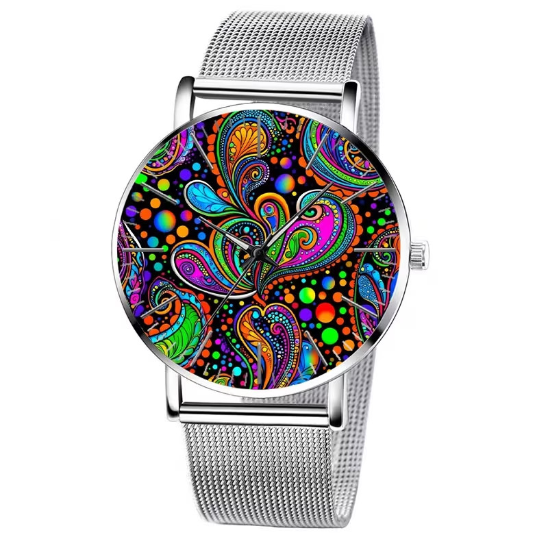 Retro Bohemian Paisley Pattern Watch