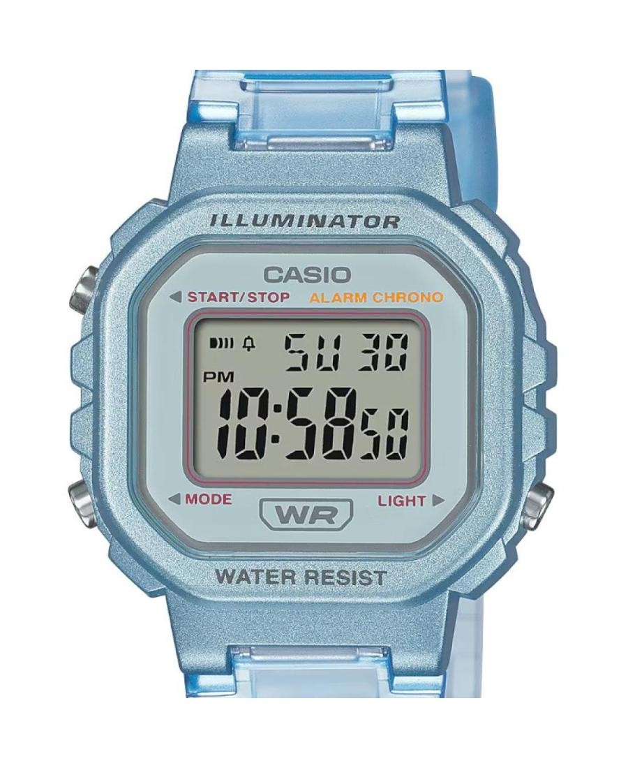 CASIO Women Digital Quartz Casual Watch Classic Dress Blue Dial Waterproof Recta