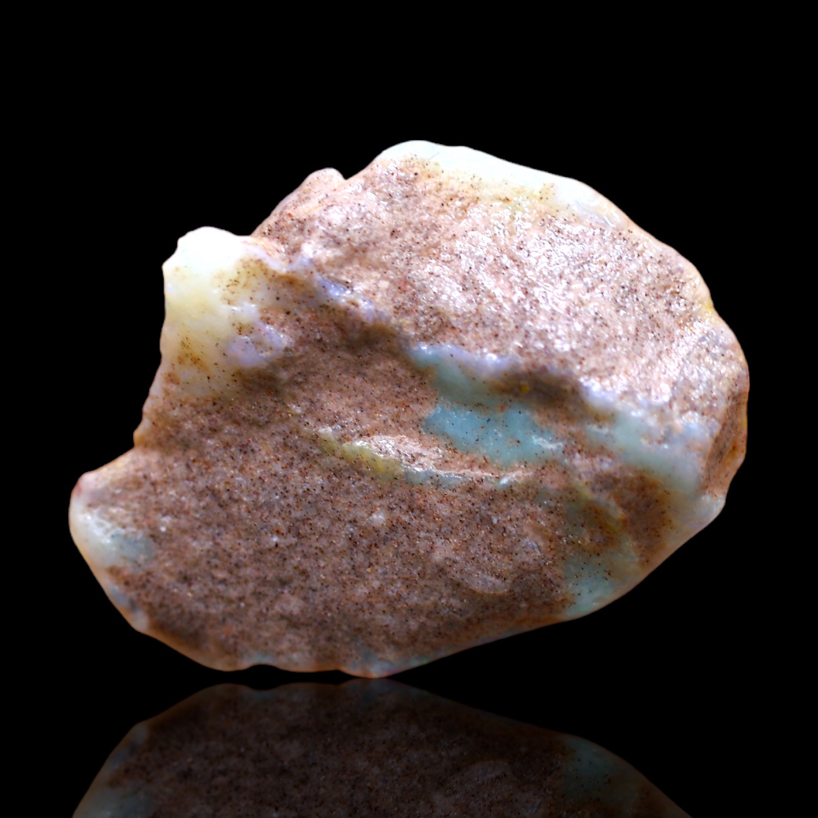 11.00 Cts Natural Australian Fire Opal Loose Astrology Rough Gemstone 25x18x7 mm