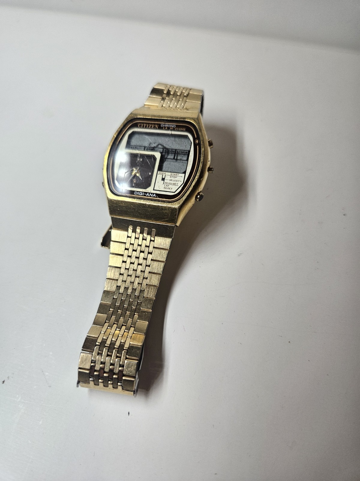 vintage Digi-Ana,Early Digital Watch Citizen 4195-24 non working