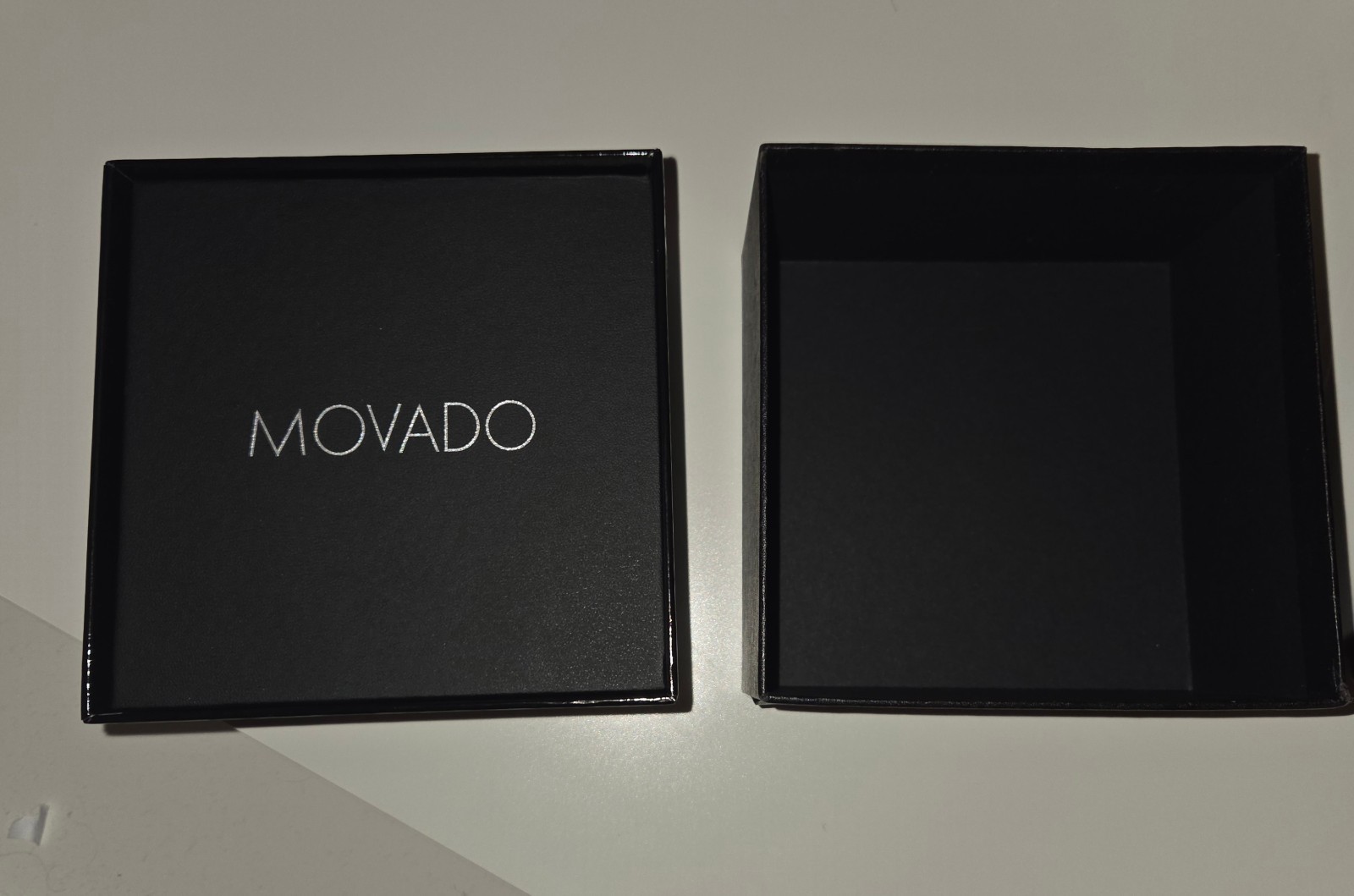 Movado Face | 41mm Rose Gold Stainless Steel Case, Ivory Dial, Leather strap