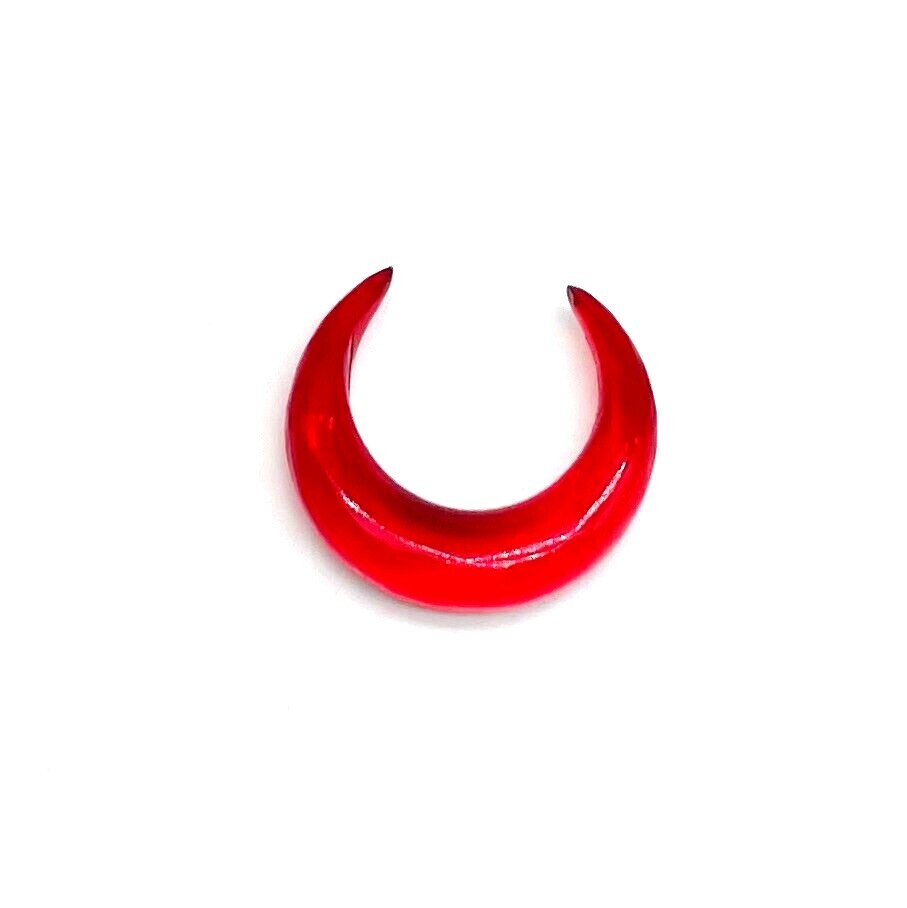 RED Quartz Septum Pinchers, Handmade size 12g(2mm) to 5/8” & Custom Available