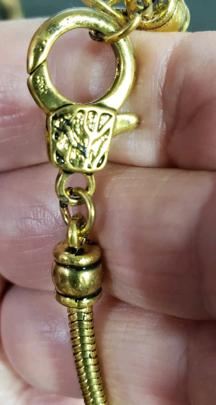 Lovita? Slide Charm Bracelet Gold Toned Metal Jewelry