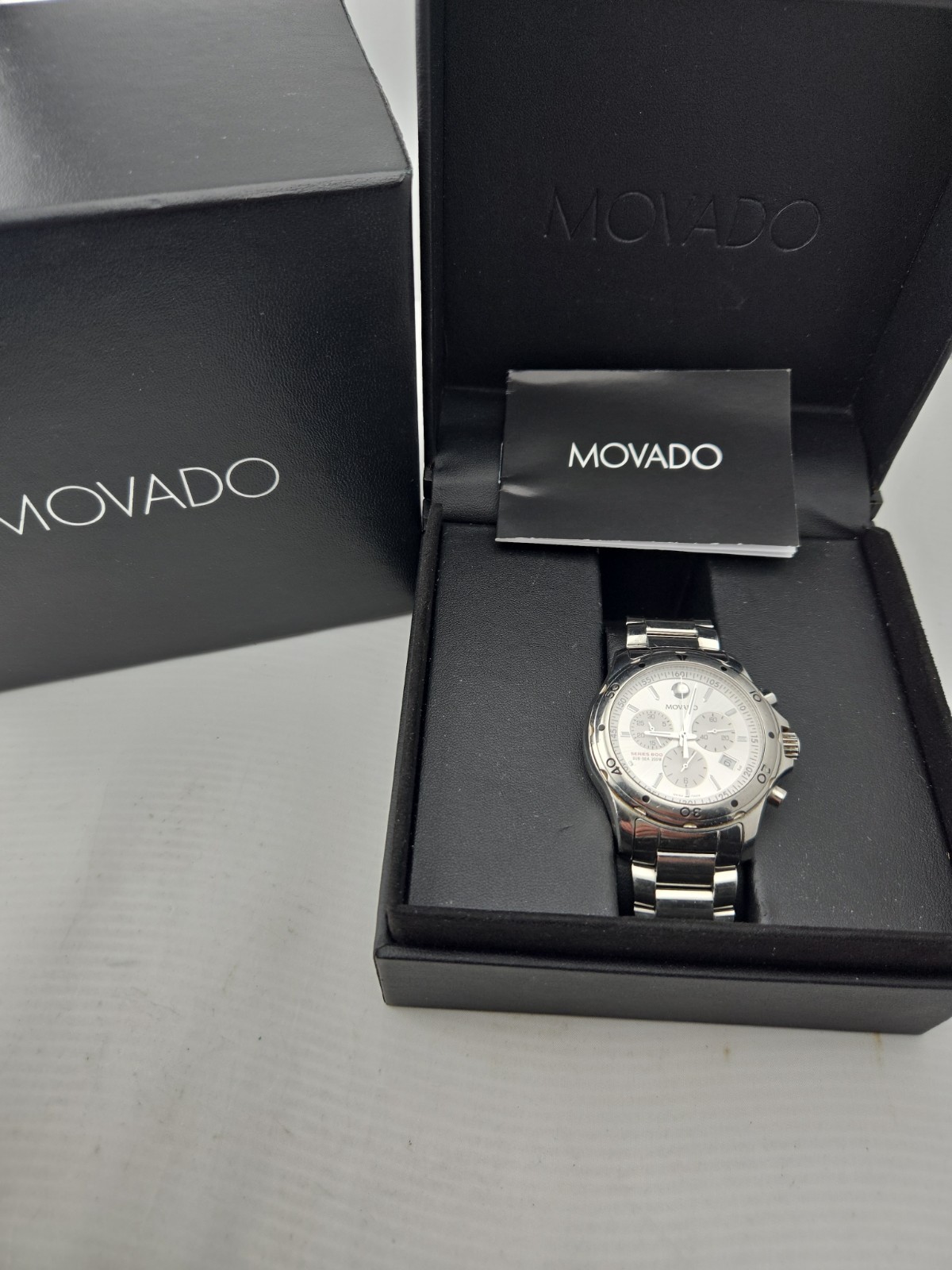 Movado SERIES 800 SUB SEA WATCH! PREOWNED 14114 1060 Chronograph!