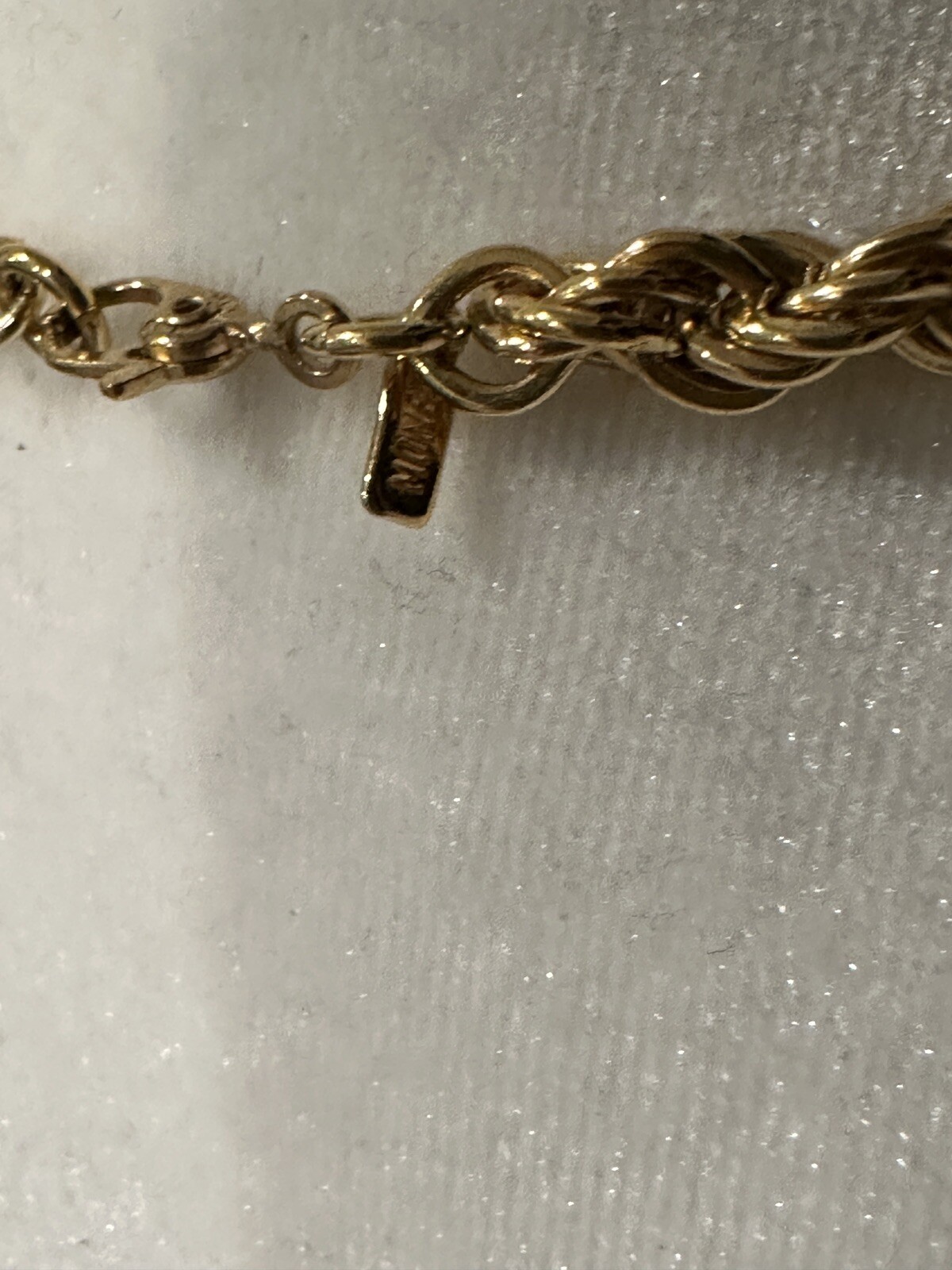 Monet Gold Plated Rope Twist Chain Necklace 24” A12