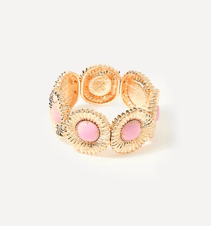 NWT LILLY PULITZER ONE FINAL FLING BRACELET *PINK BLISS* STARBURST