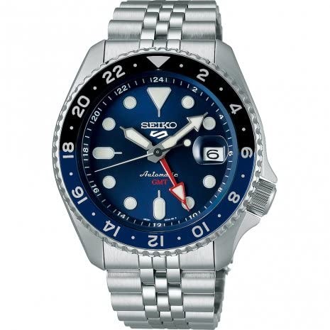 Seiko Analog RELOGIO SEIKO 5 (Not applicable) SSK003K1 Men’s Silver