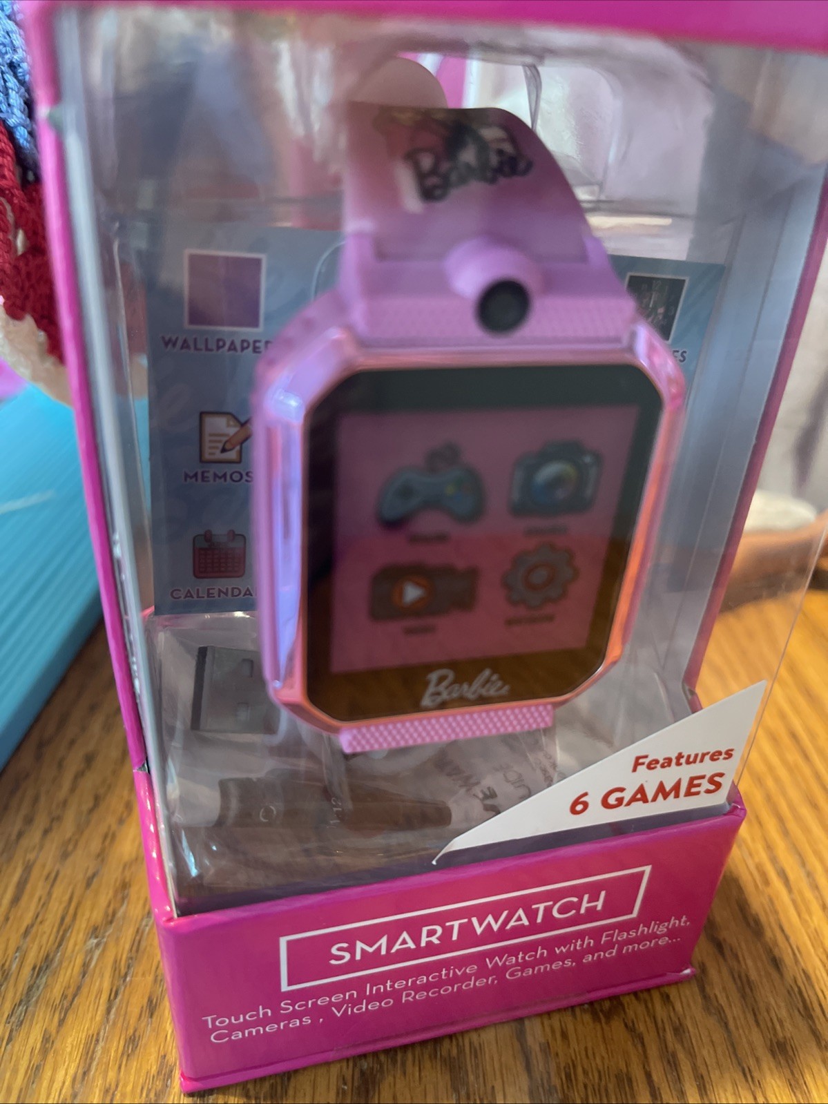 2025 Barbie Kids Smartwatch Touchscreen Camera Games Video Calendar NEW