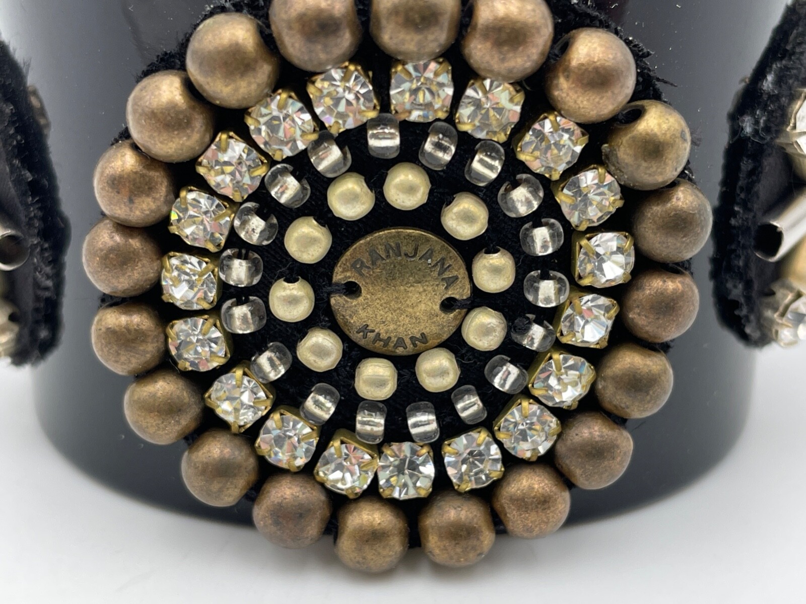 MSRP $69 – New Ranjana Khan RK Rhinestone Cuff Bracelet The Limited Jewelry