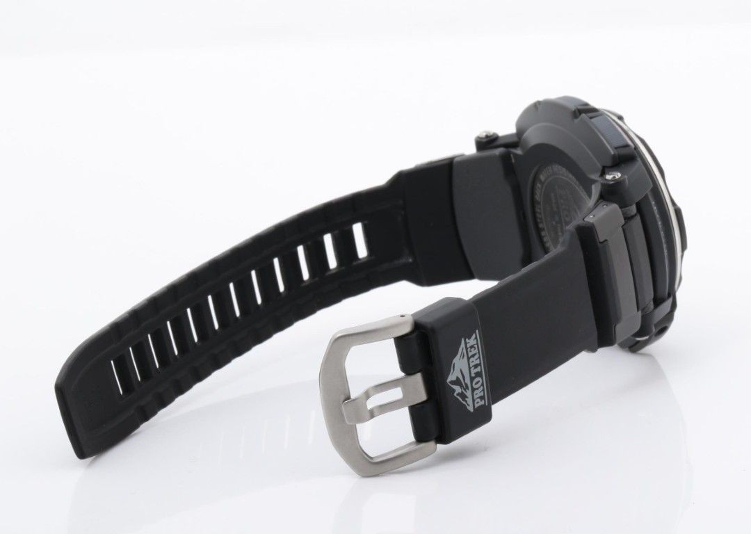 CASIO Watch PRO TREK Multifield Line PRW 2500 1JF Black Resin Aluminum Men’s Dig