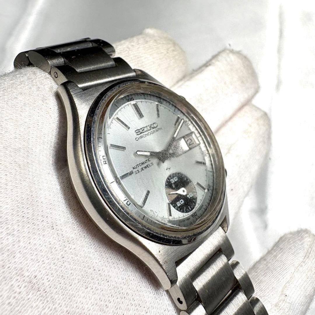 [B1P] Seiko 7018 8000 Automatic Flyback Chronograph 23J Jan 1973 [x7r]