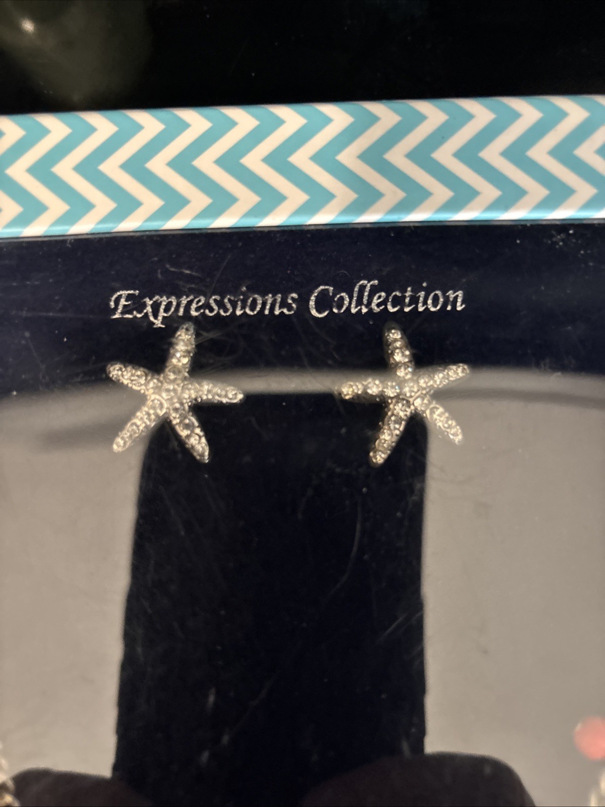 BELLA PERLINA EXPRESSIONS Seashell Necklace& Starfish Earrings. NIB