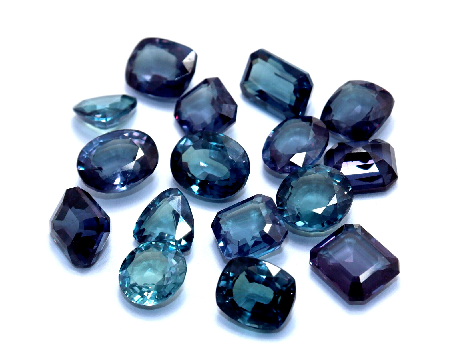 Natural Loose Gemstone Alexandrite Certified Color Changing Mix Shape 100 Ct Lot