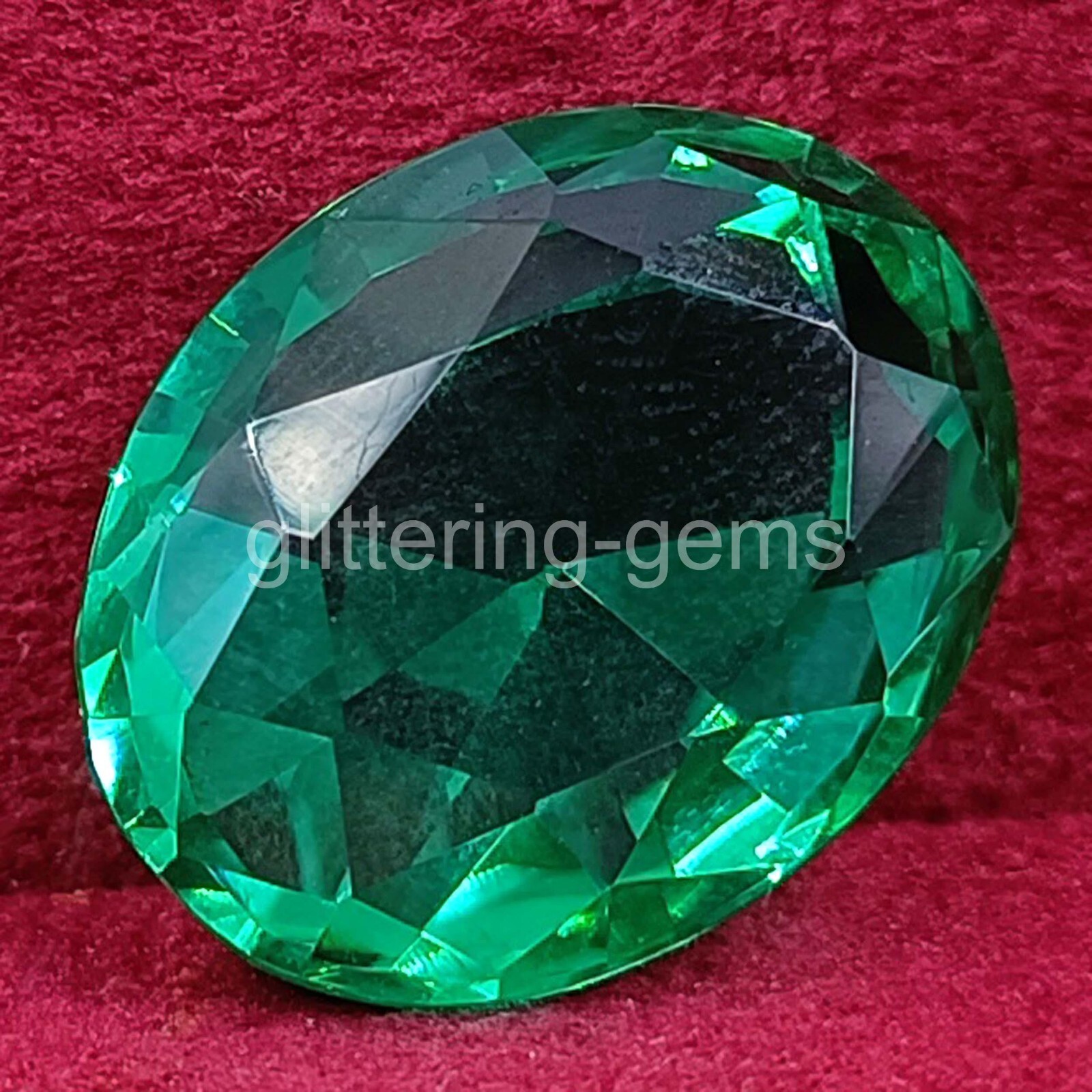 Zambian Green Emerald 9.10 Ct Natural Oval Cut Certified Loose Gemstone 5SDK