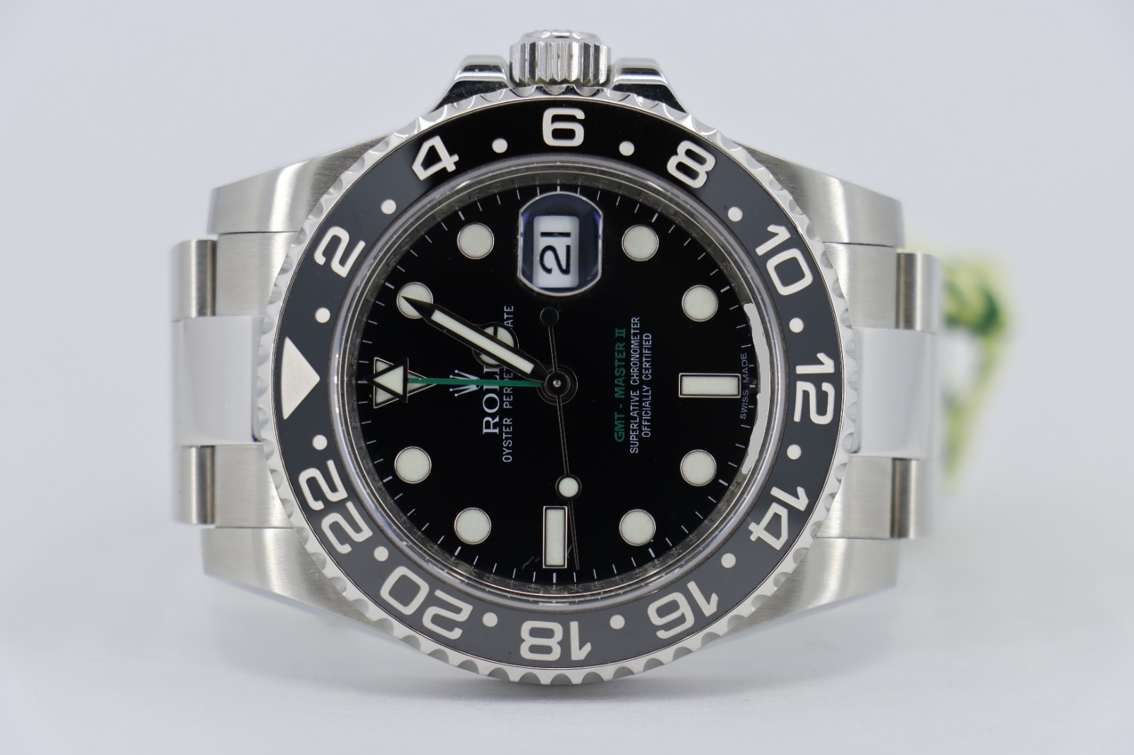 Rolex GMT-Master II 116710LN Black Dial Ceramic Bezel Oyster Band Circa 2011