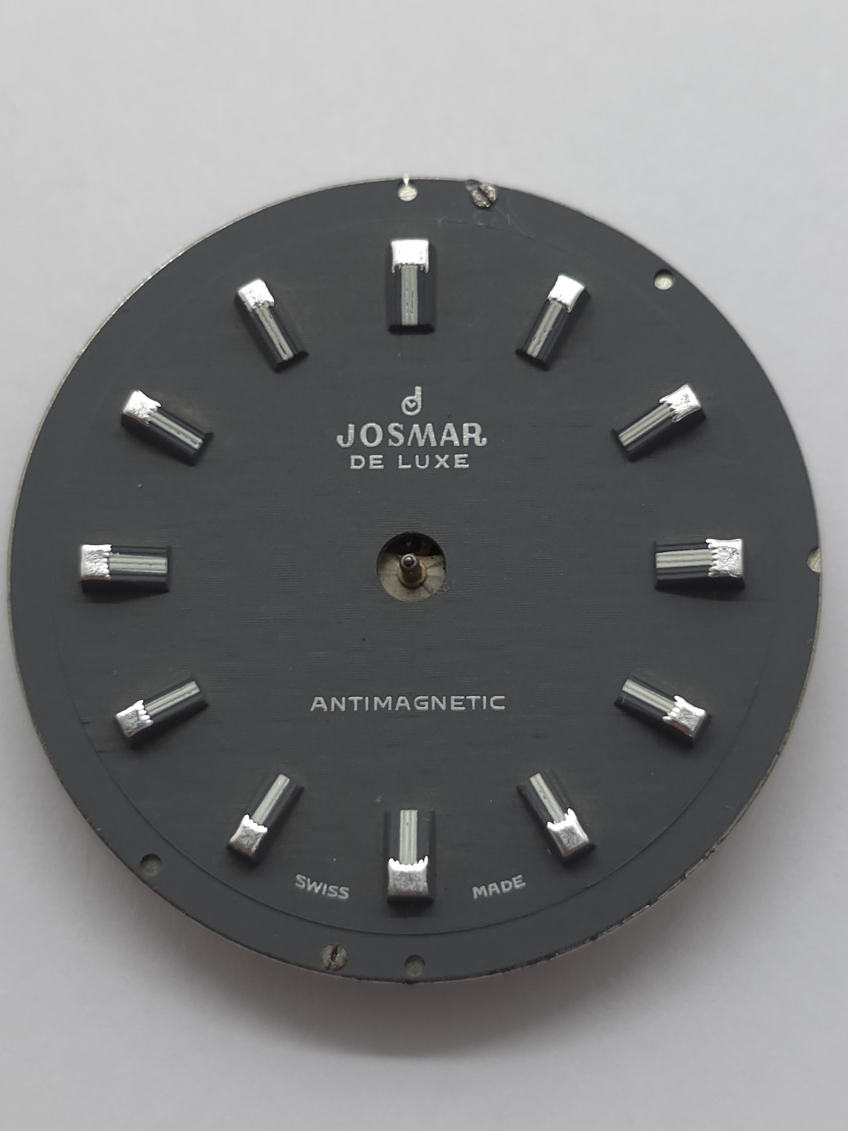 Vintage Josmar De Luxe Watch Movement Cal. BFG 866 Perfect Dial Main Spring