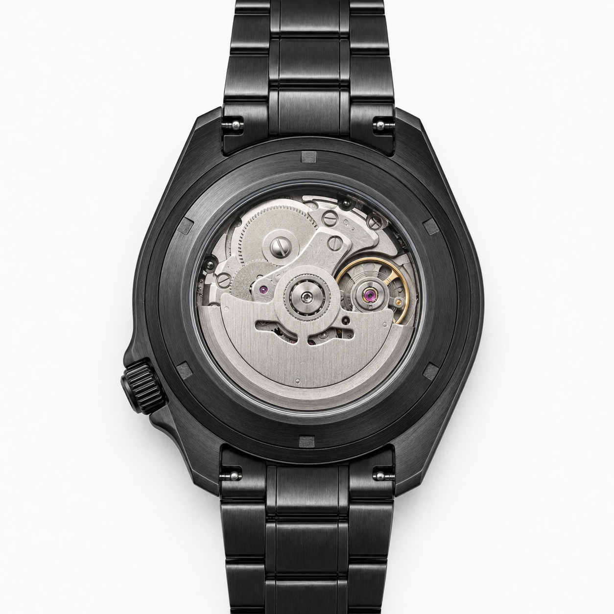Élan Noir Automatic Day Date BLACK OUT/BLUE – 1 OF 1 CUSTOM WATCH EXTRELY RARE