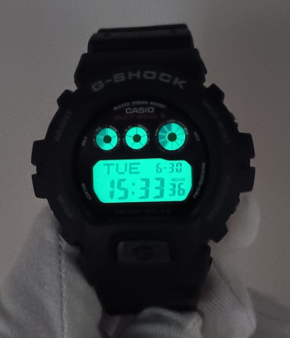 CASIO G-SHOCK GW-6900 Tough Solar Multi-Band 6 Digital Watch Black