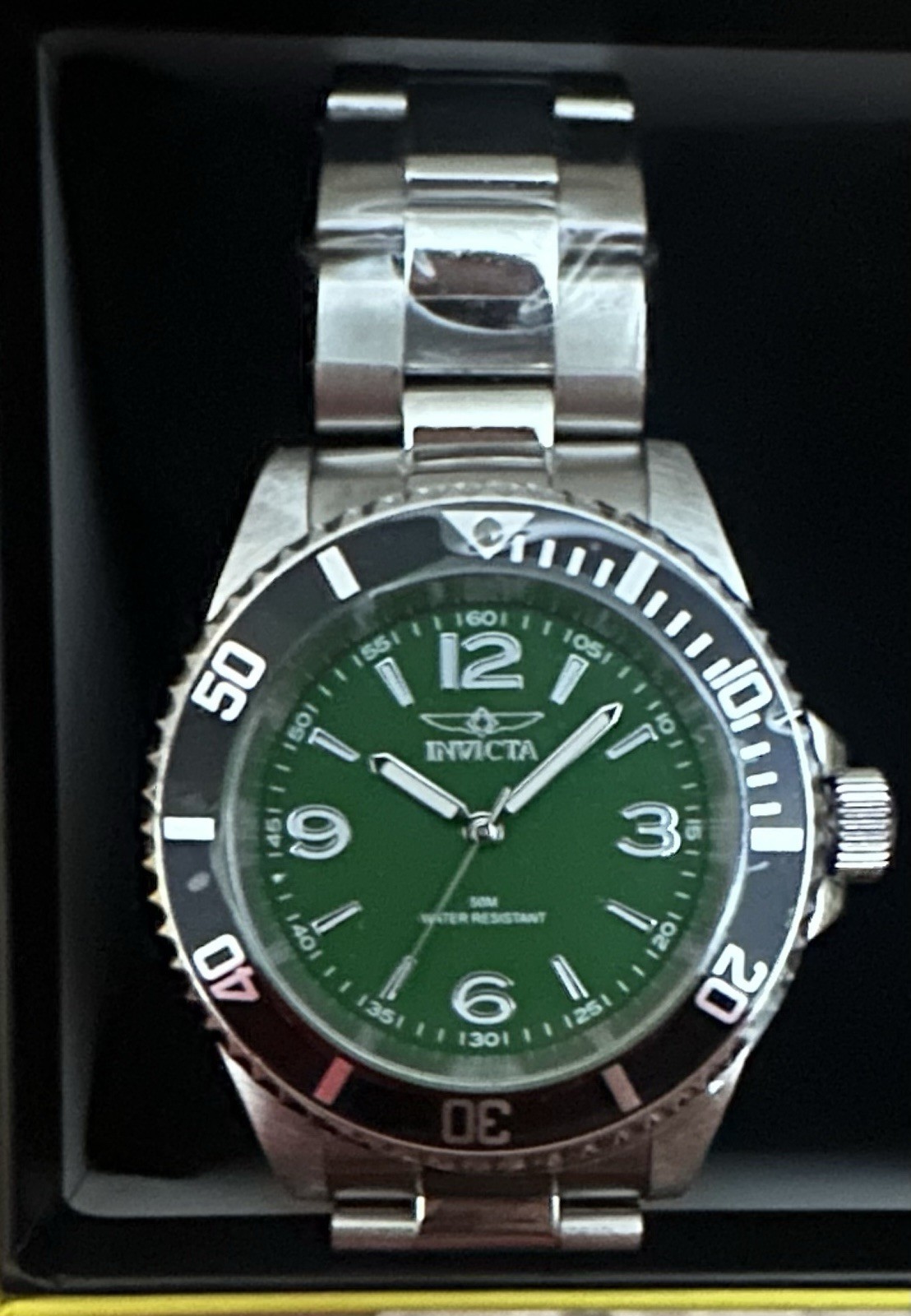 Invicta Specialty Men’s Watch 40mm-Steel 49346 Diver Style Green Face S/S NIB