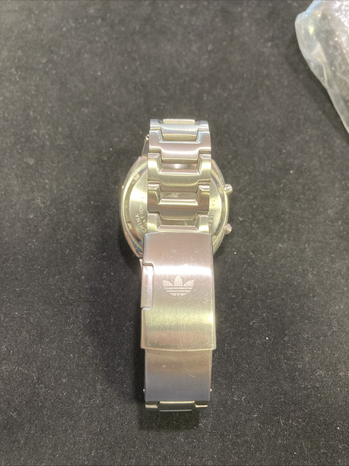 Adidas HSD 601 LED Watch silver steel digital red 70s 80s retro