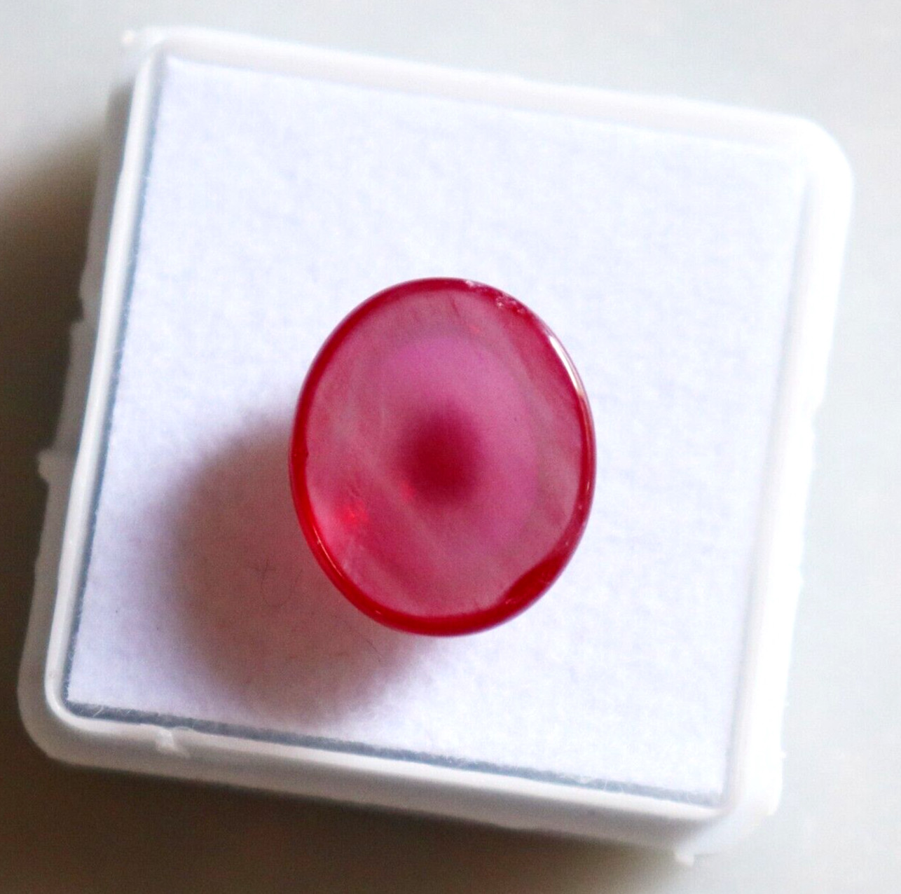 Ruby Loose Gemstone Certified Star Ruby 10-12 CT Oval Cut Natural Star Ruby