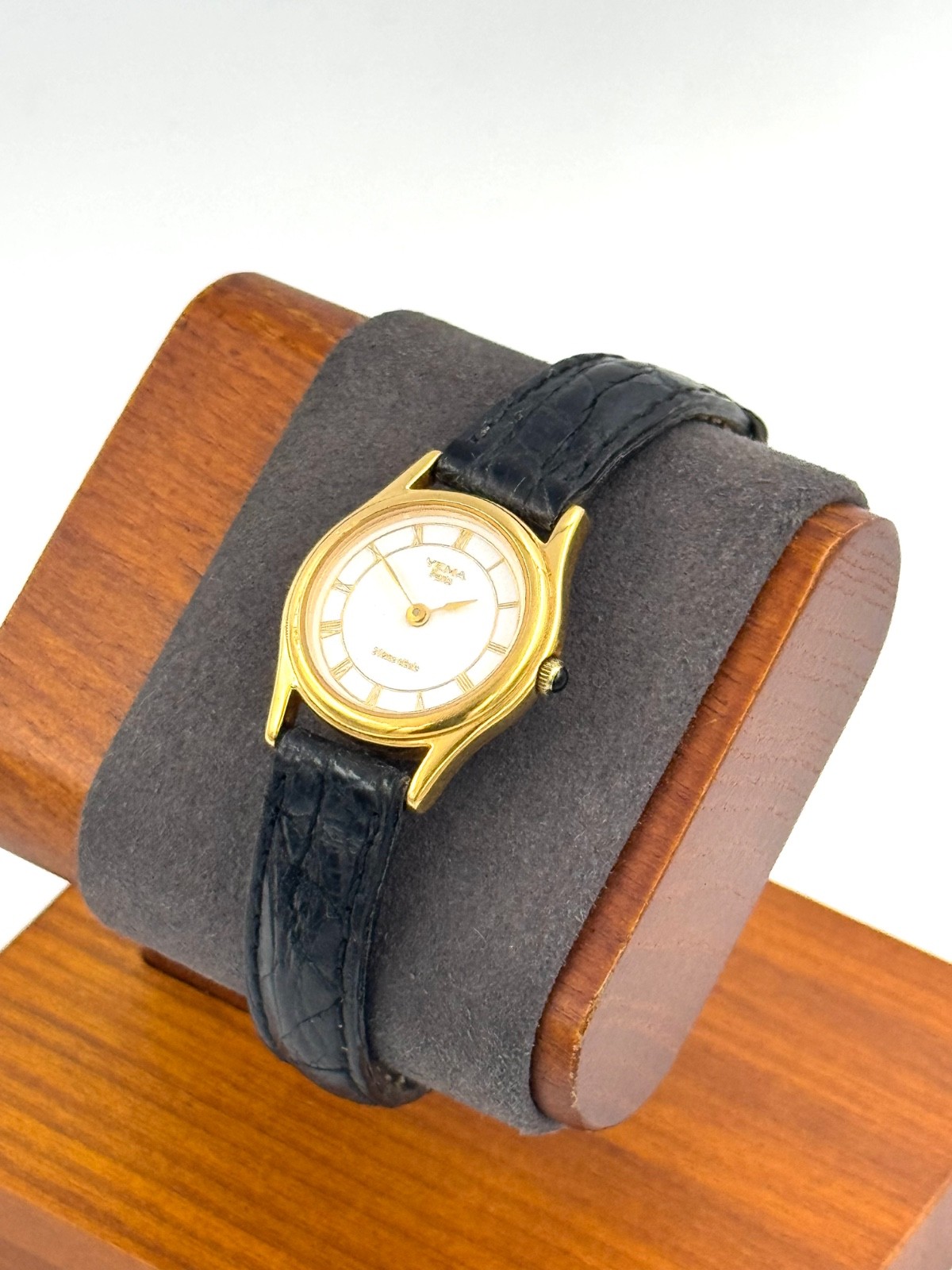 yema paris 22mm Women Quartz Watch New Battery working f2877
