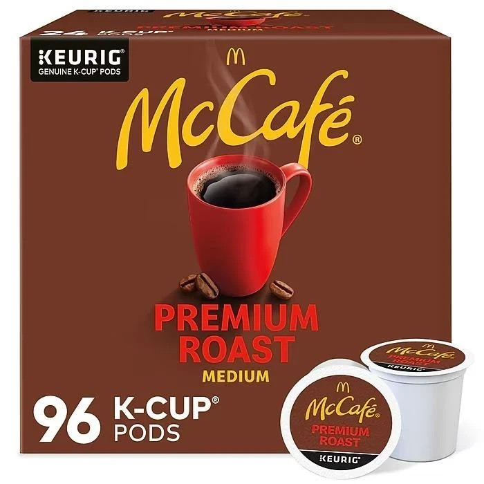 McCafe Premium Roast Coffee, Keurig Single Serve K-Cup , Medium Roast,96 count