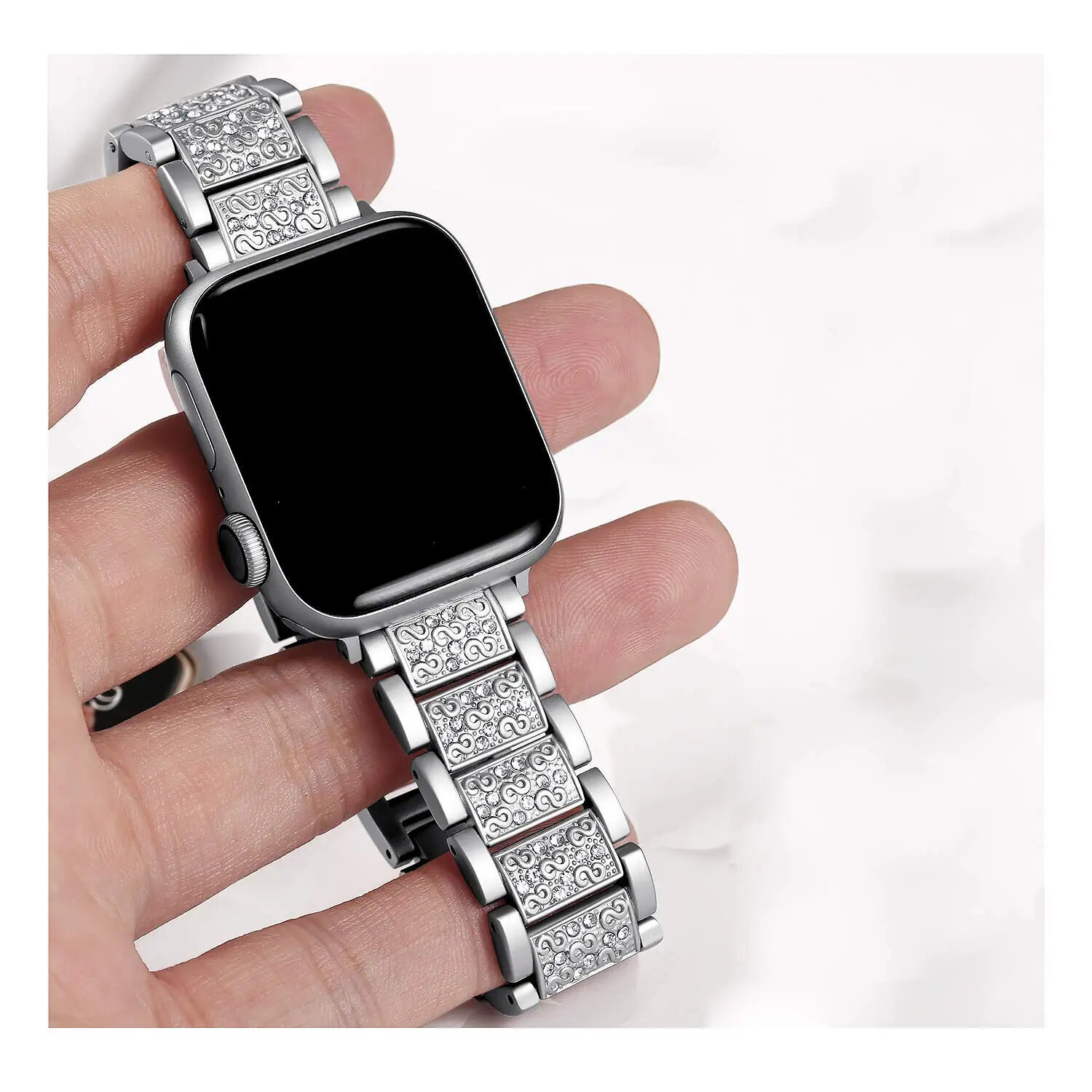 Bling Diamond Band for Apple Watch Ultra 2 49mm 10 46mm 40mm 45mm 44mm 41mm 42mm
