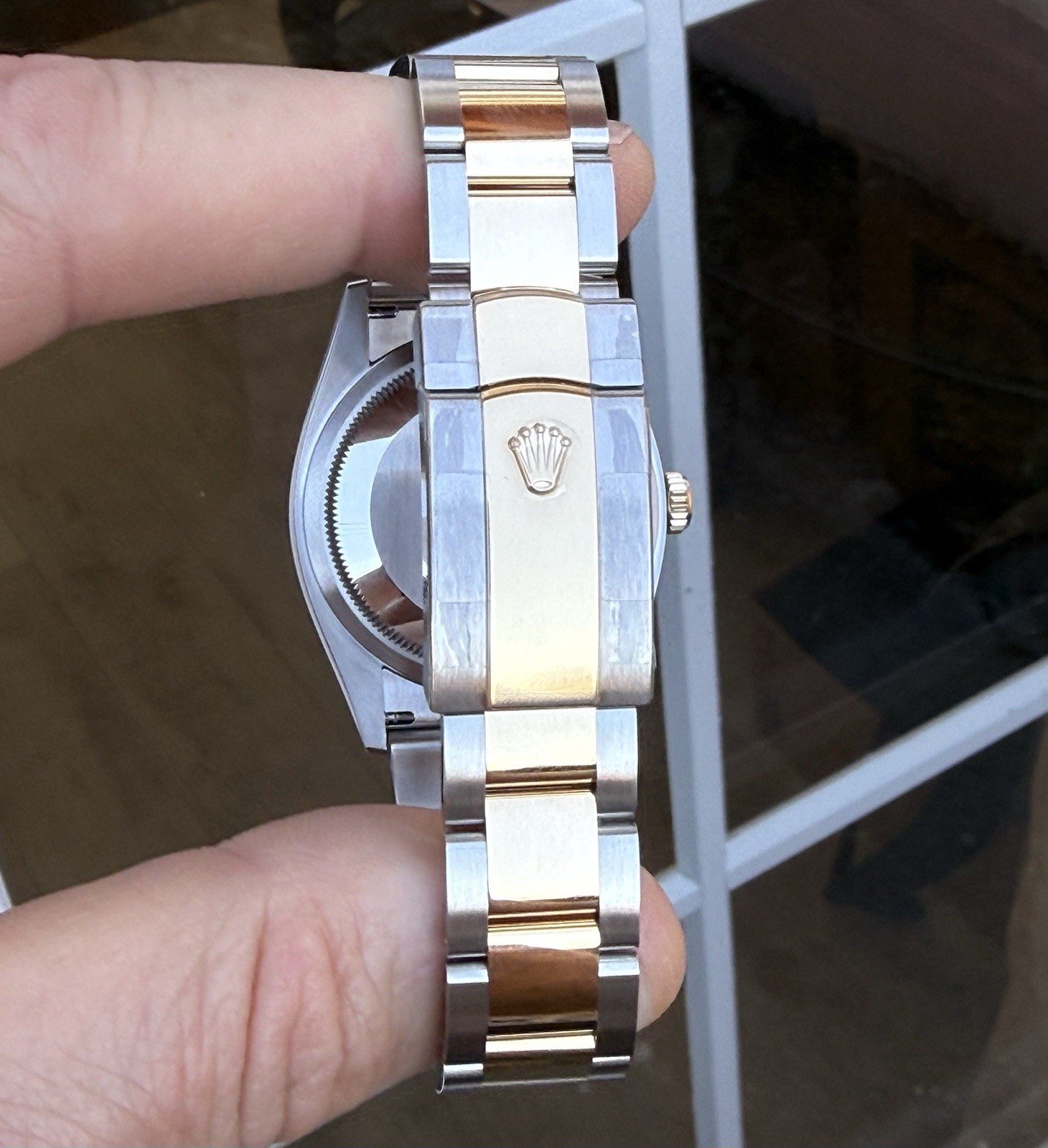 NEW 2026 FRESH 36mm Datejust 126233 Gold/Steel Green Diamond Roman Complete Set