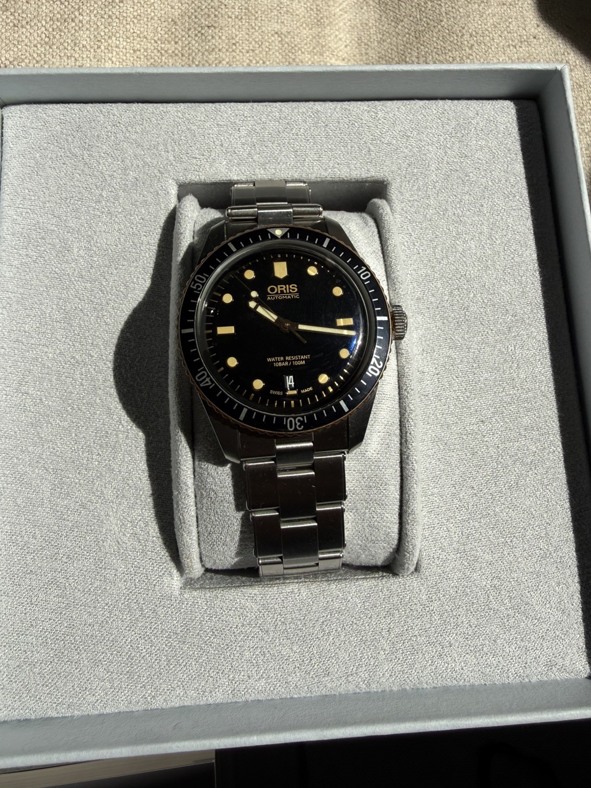 Limited Edition ORIS 65 Bronze Bezel 40mm STAINLESS STEEL/BRONZE BLK MEN’S Watch
