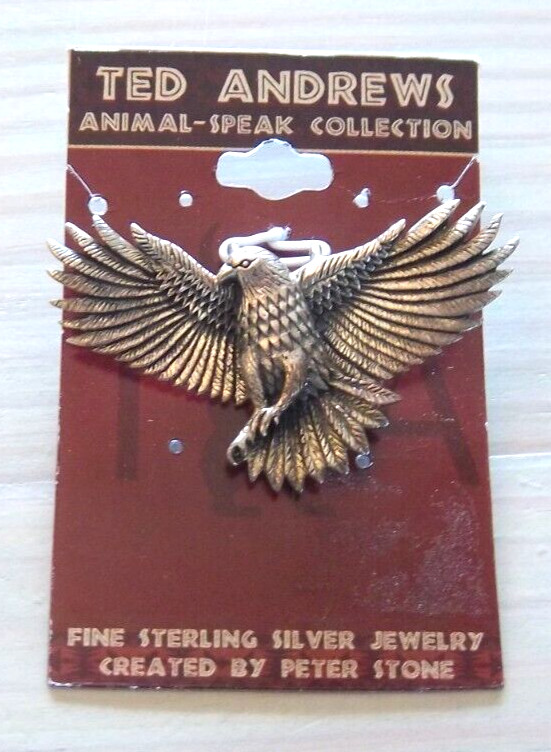Eagle Pendant – Ted Andrews by Peter Stone Sterling Silver .925 – New