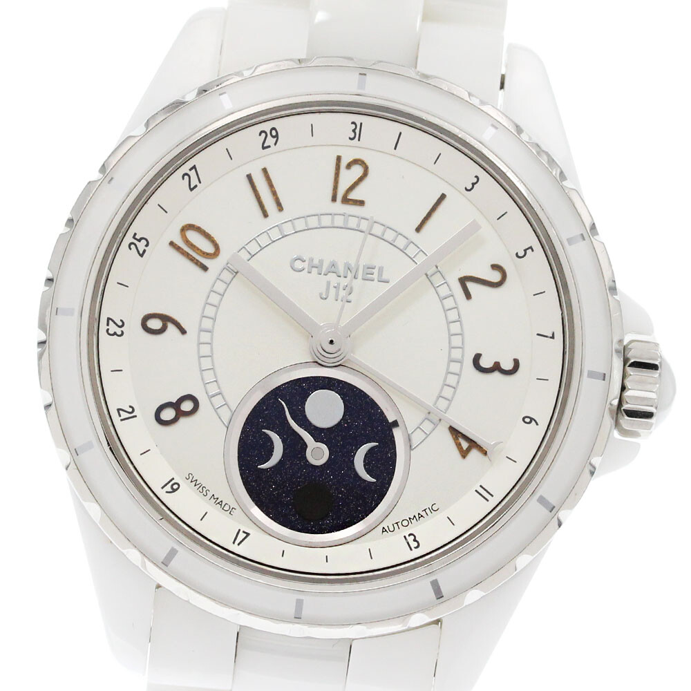 CHANEL J12 Fars de Lune H3404 Moon phase white Dial Automatic Men’s Watch_845940