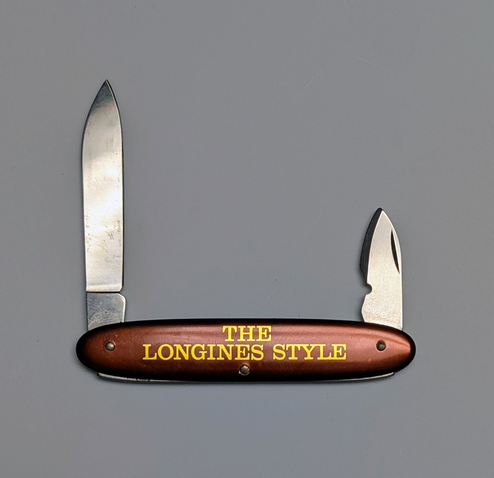 Longines Watch Maker Victorinox Pocket Knife 2 Blades Swiss Stainless Rostfrei