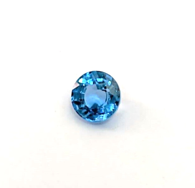 8.40 mm Afghanistan Blue Spinel 3.30 Carat Round Cut Loose Ring Use Gemstone
