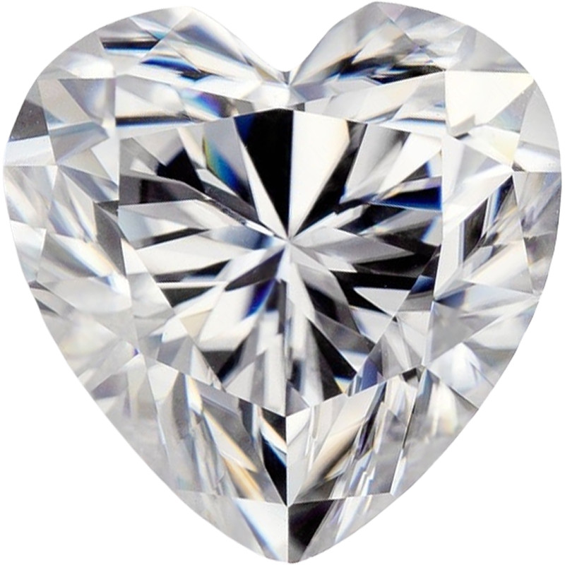D Color Heart Cut VVS1 GRA Certificate 0.1-5ct Charming Loose Moissanite