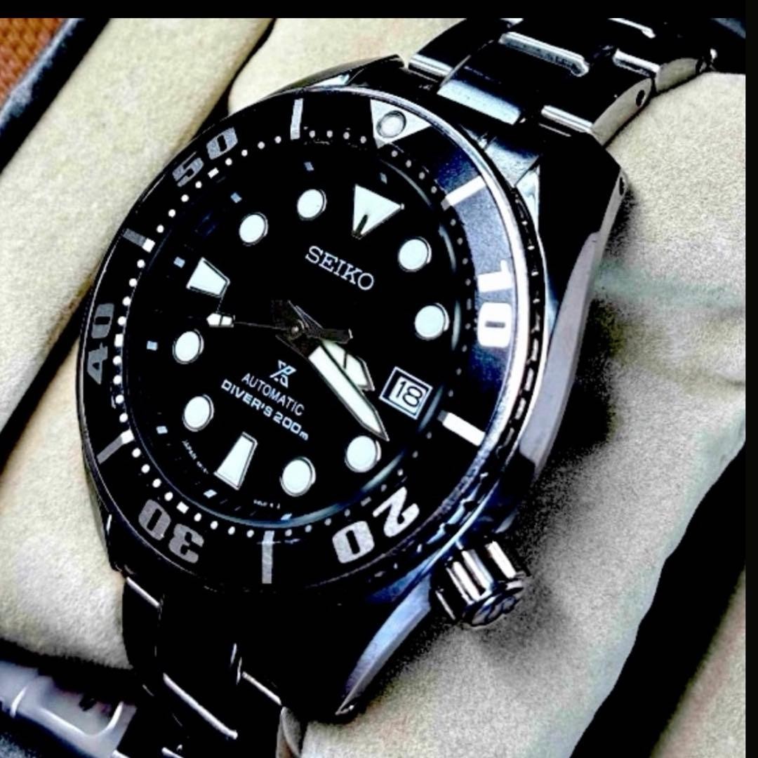Upper SEIKO PROSPEX Sumo automatic winding DIVER precision Safe packing!