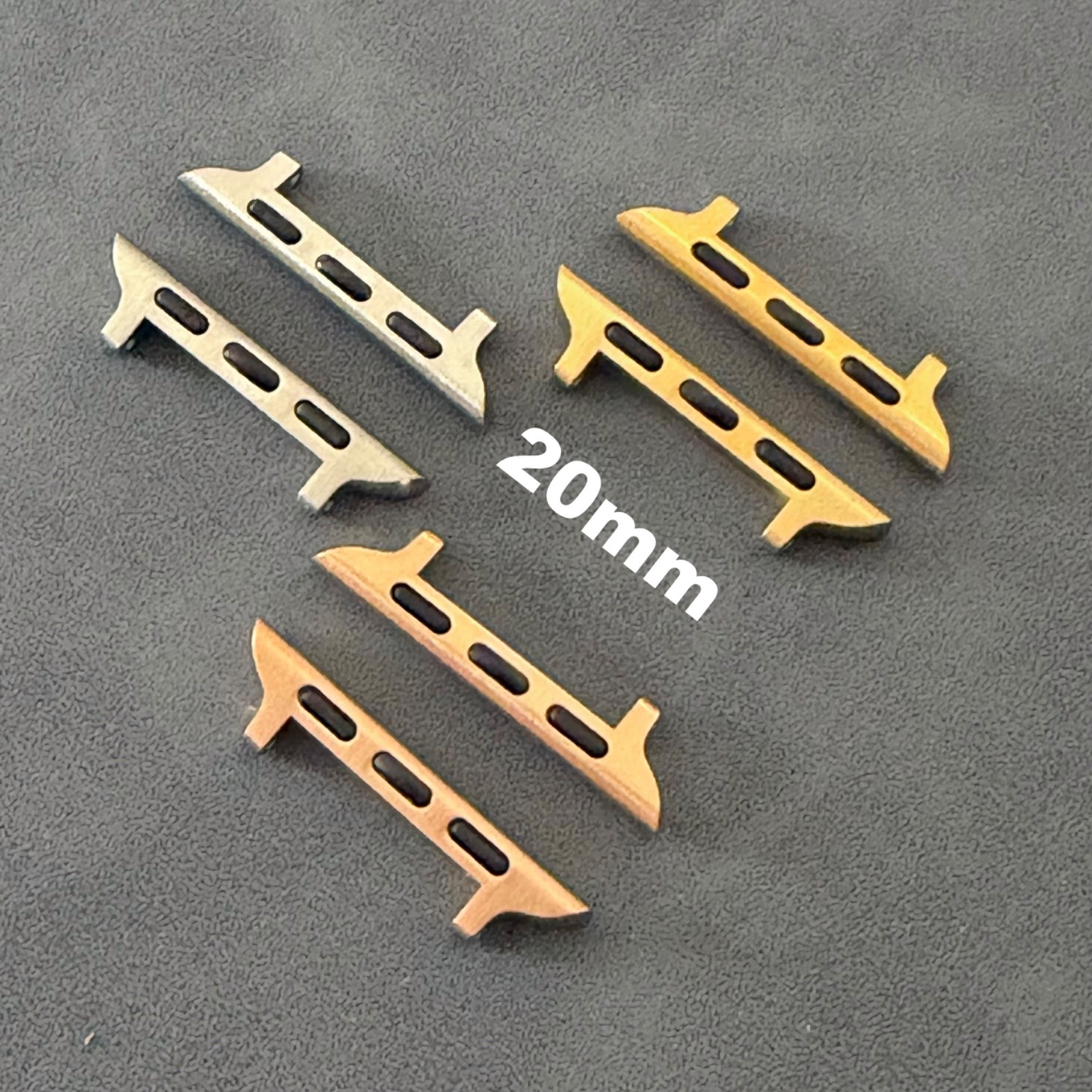 Connectors for Apple Watch 20mm Lug Adapters 41mm 42mm 46mm 45mm 49mm 40mm 38mm
