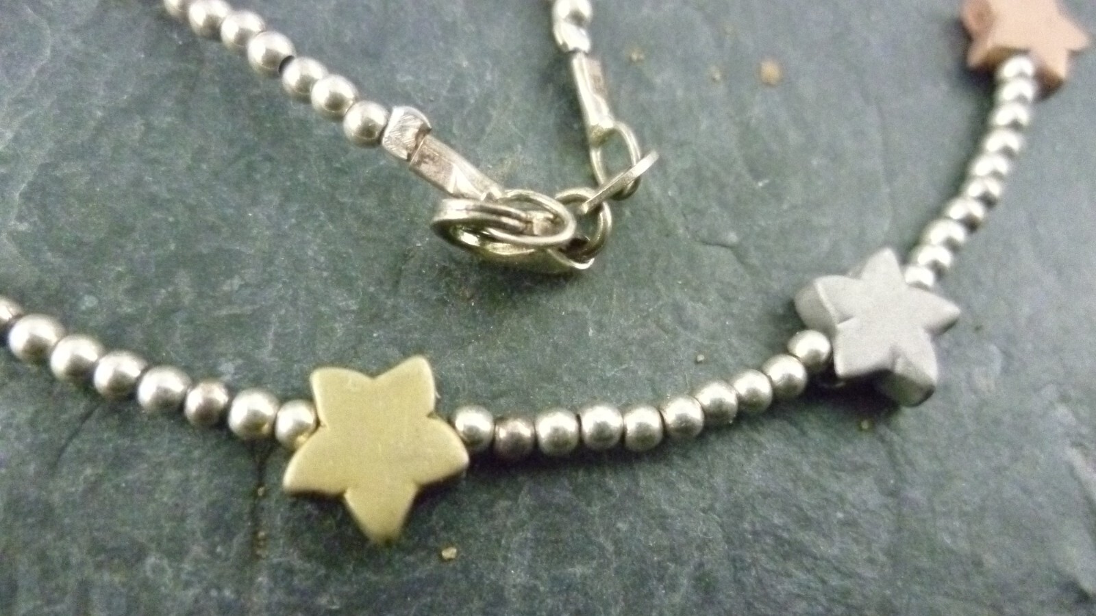 Ball Stars Necklace Italy 925 Sterling Silver