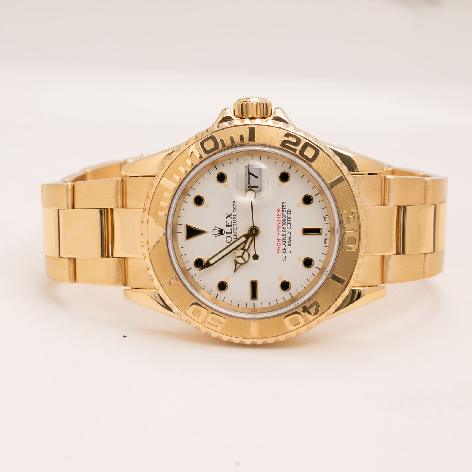 Rolex Watch Yacht-Master Timing Bezel 18K Yellow Gold 40mm 16628