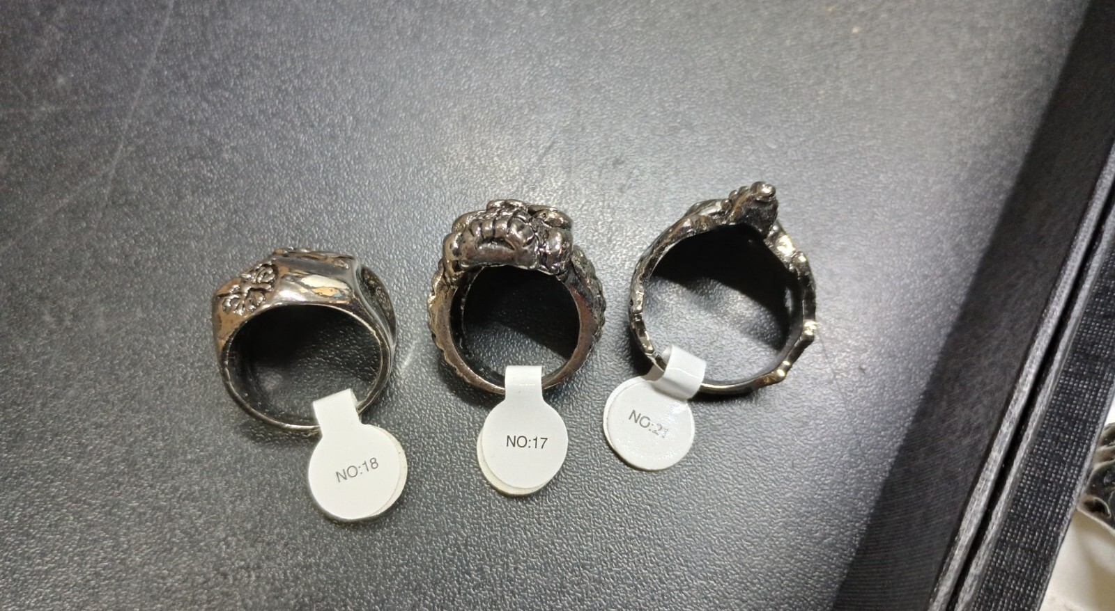 50 pcs Wholesale Mixed Lot Skull Men’s Rings Biker Punk Ring