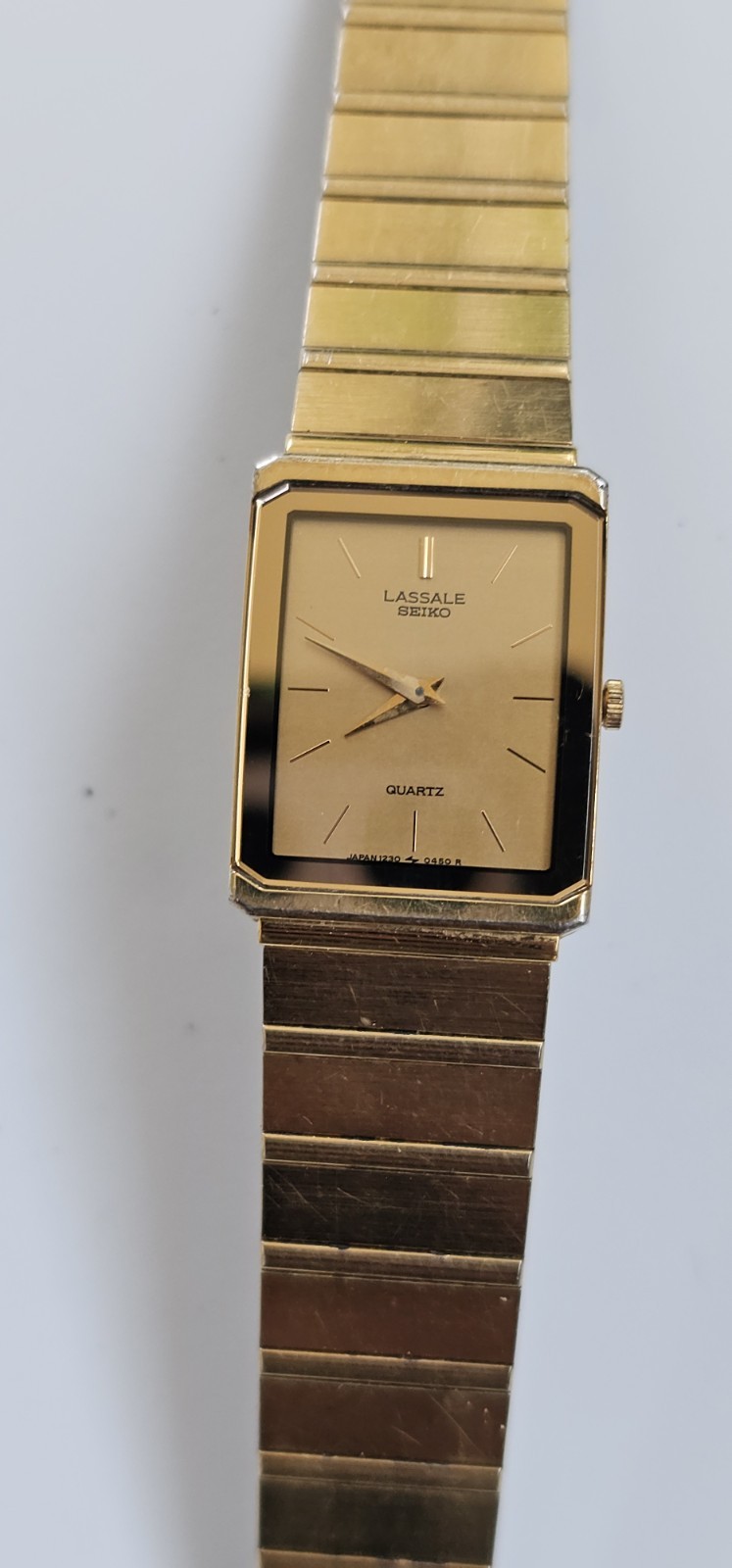Seiko Lassale 1230-529H Ladies Ultra-Slim Quartz Watch 1980s RARE, Small Wrist