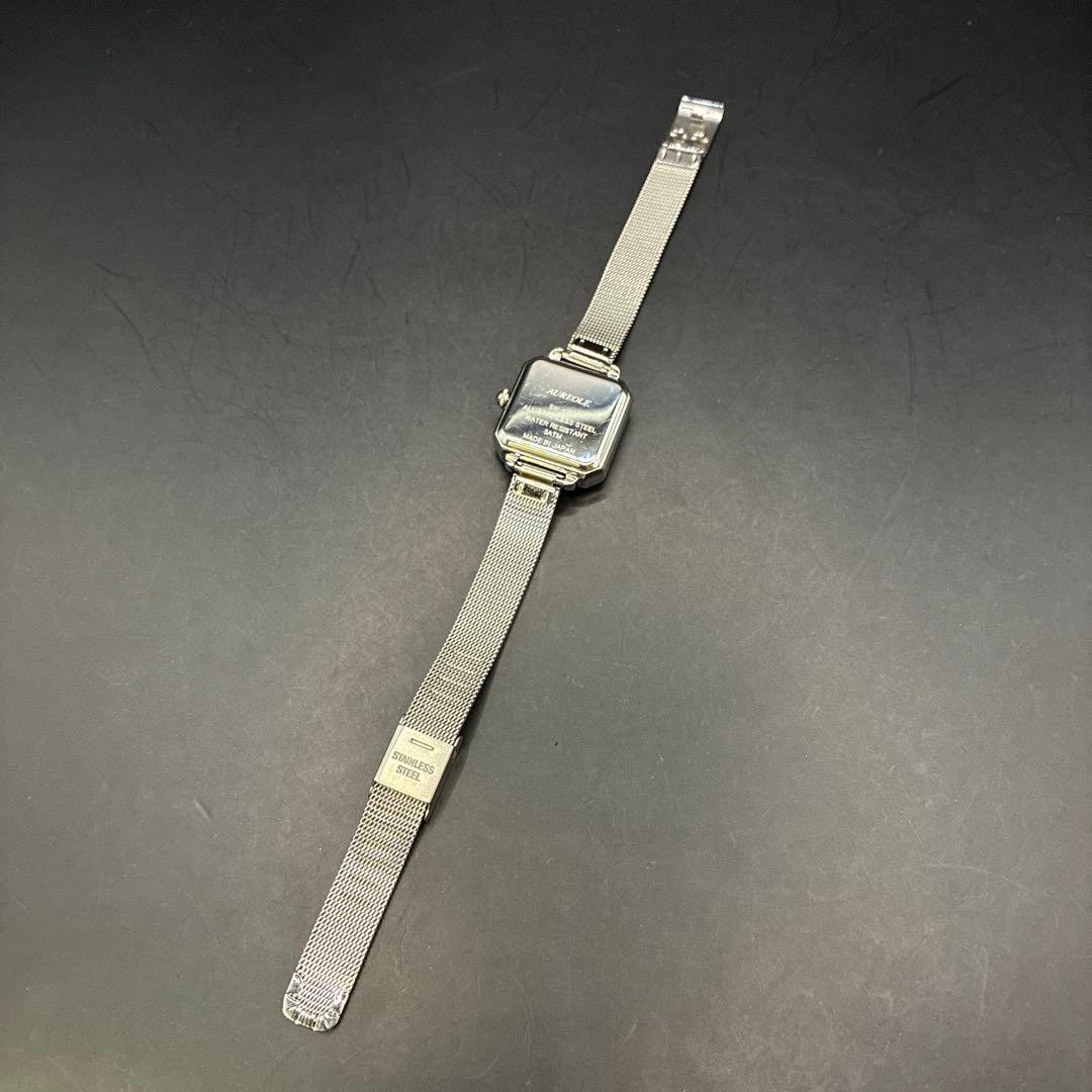 Aureole Quartz Black Dial Wristwatch