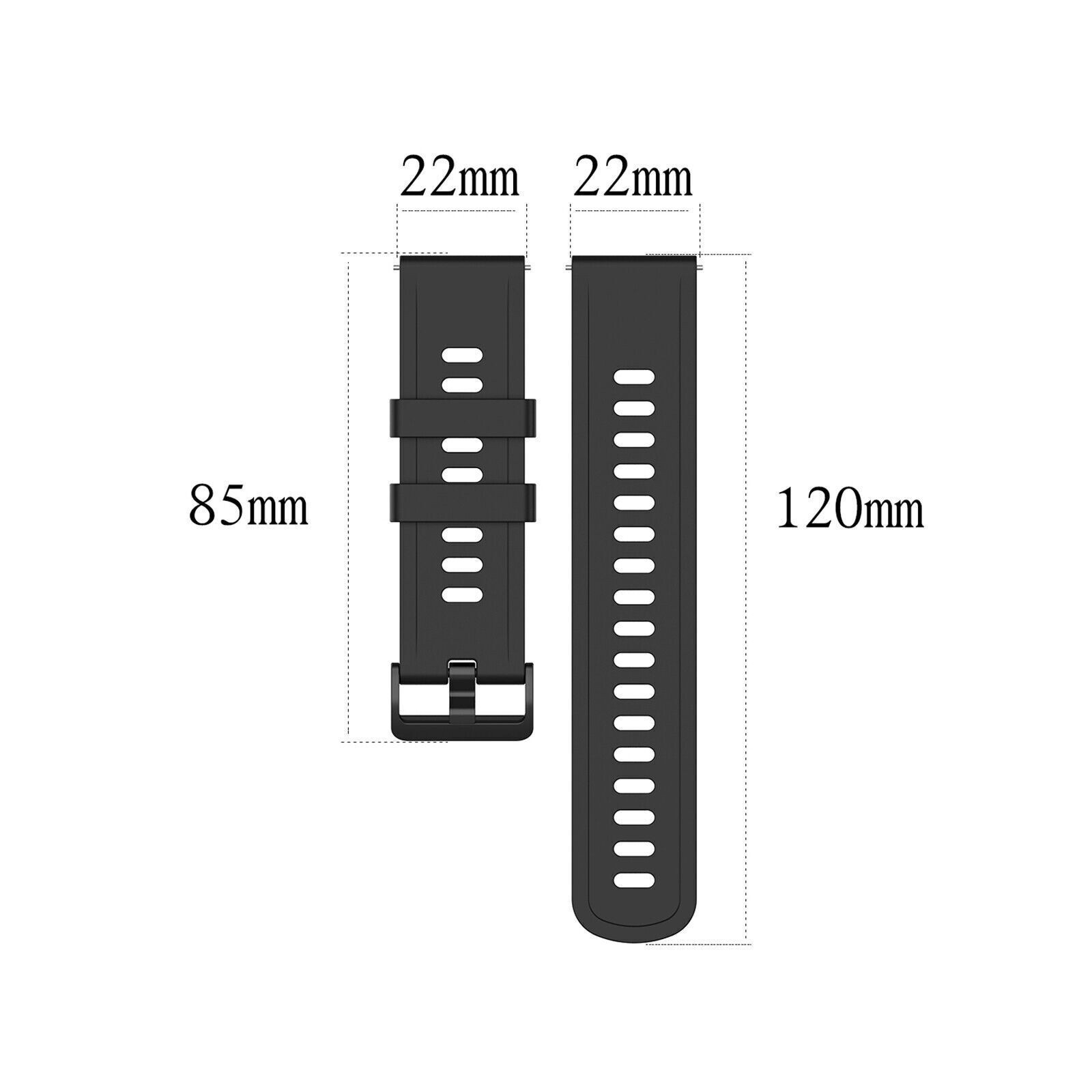 For AMAZFIT GTR 47mm Pace Stratos Smartwatch 22mm Watchband Wrist Strap Bracelet