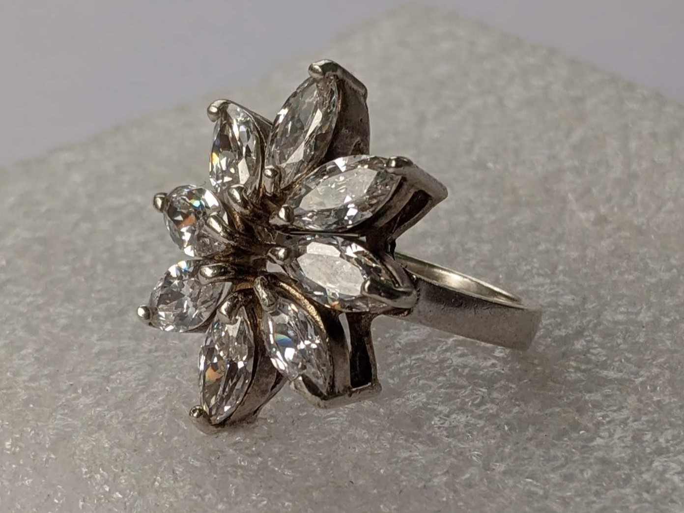 Vintage ring sterling silver 925 Size 7 Weight 7.83 g. Ukrainian jewelry.