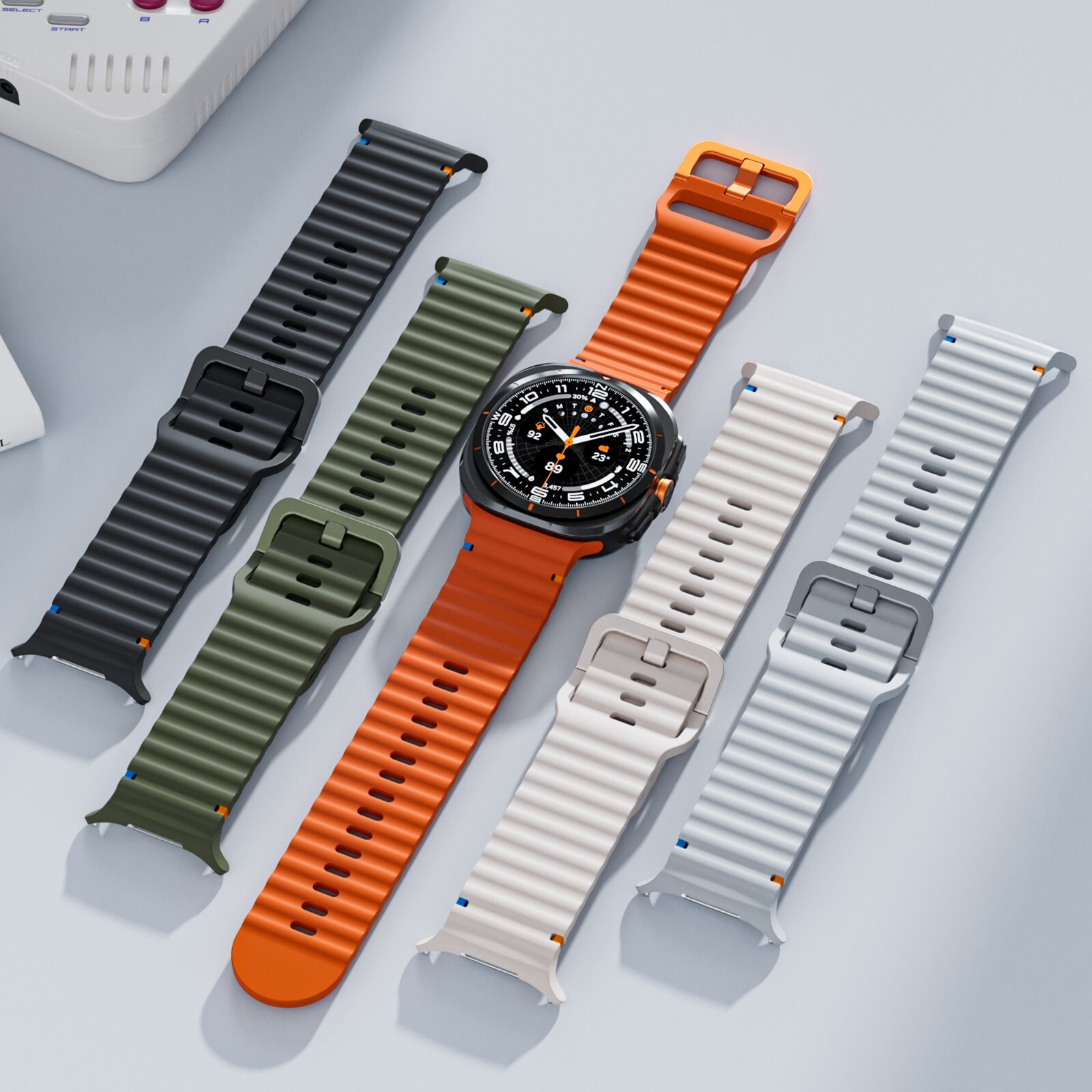 Original Silicone Band for Samsung Galaxy Watch ultra strap 47mm Series 7 6 5 4