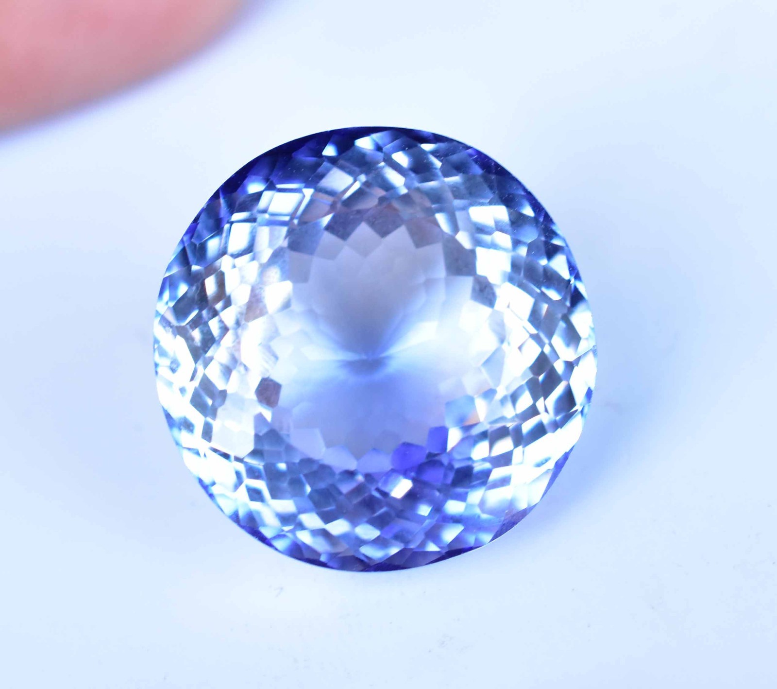 Natural Blue Sapphire Round 41.75 Ct FLAWLESS Certified Montana Loose Gemstone