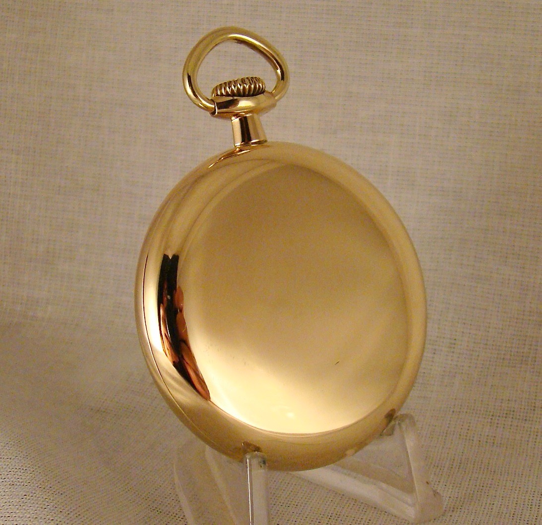105 YEARS OLD HAMILTON “992” 21j 10k GOLD FILLED OPEN FACE 16s RR OCKET WATCH